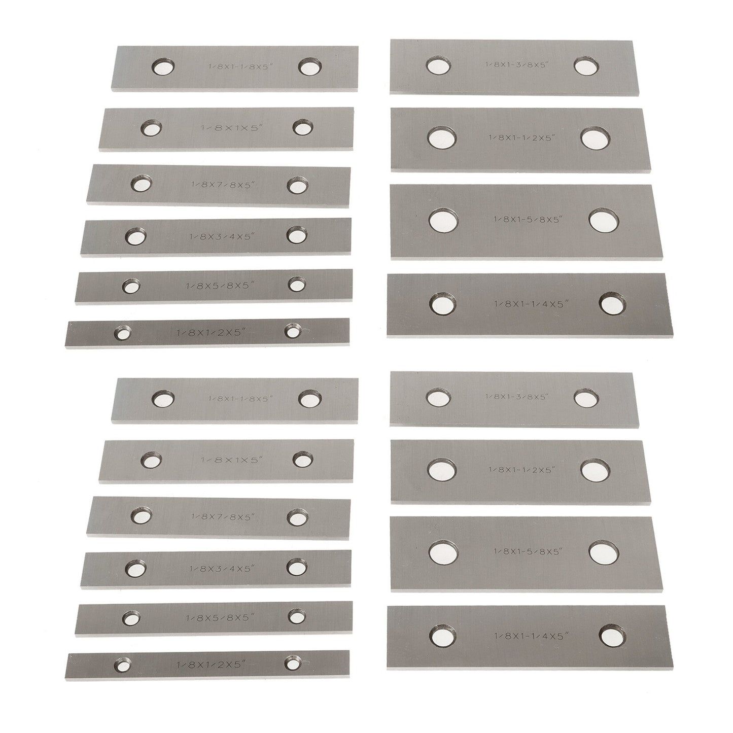 findmall 10 Pair 1/8 x 5 Accuracy Parallel Block Set 0.0002 Hardened Gage Gauge Tool Set