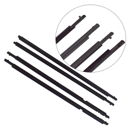 Findmall Rubber Window Weatherstrip Kit for 2009-2012 Toyota Corolla, 4-Piece