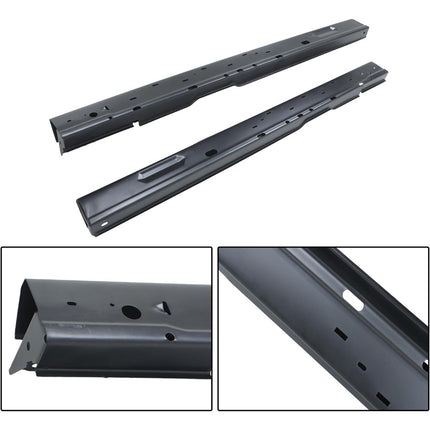 Findmall Outer Rocker Panel Pair for 1993-2011 Ford Ranger 2-Door Extended Cab, Black
