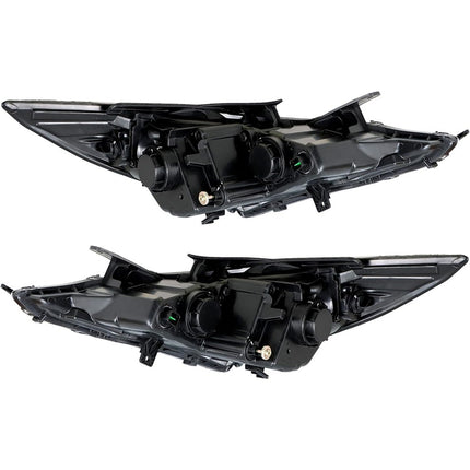 Findmall Headlight Assemblies for 2011–2014 Hyundai Sonata Front Left and Right