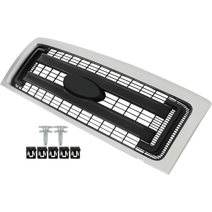 Findmall Chrome Medium-Grid Front Grille Replacement for F-150 FX2 and FX4 2009-2014 CL3Z8213A