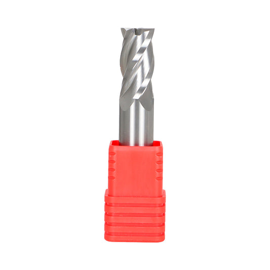 findmall 5/8 Inch Helix Carbide End Mill Tialn Coated 4 Flute 1-1/4 Inch Length of Cut Fit for Aluminum Cut Non-Ferrous Metal Upcut CNC Spiral Router Bit