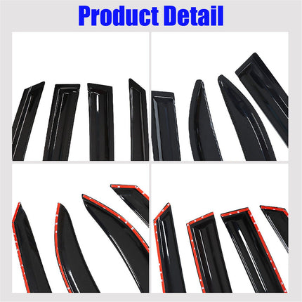 Findmall Side Window Visor Vent Rain Guard Deflector Replacement for 1997-2001 Toyota Camry Sedan