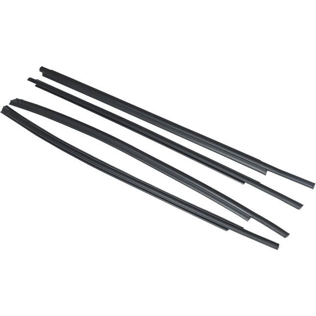Findmall Window Weatherstrip Kit for 2007-2018 Toyota Tundra CrewMax, 4-Piece