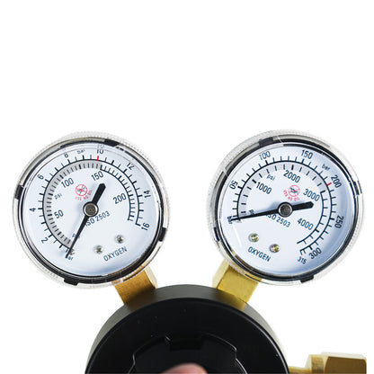 findmall Oxygen Regulator Welding Gas Gauges CGA540 Max Inlet Pressure 3000 PSI