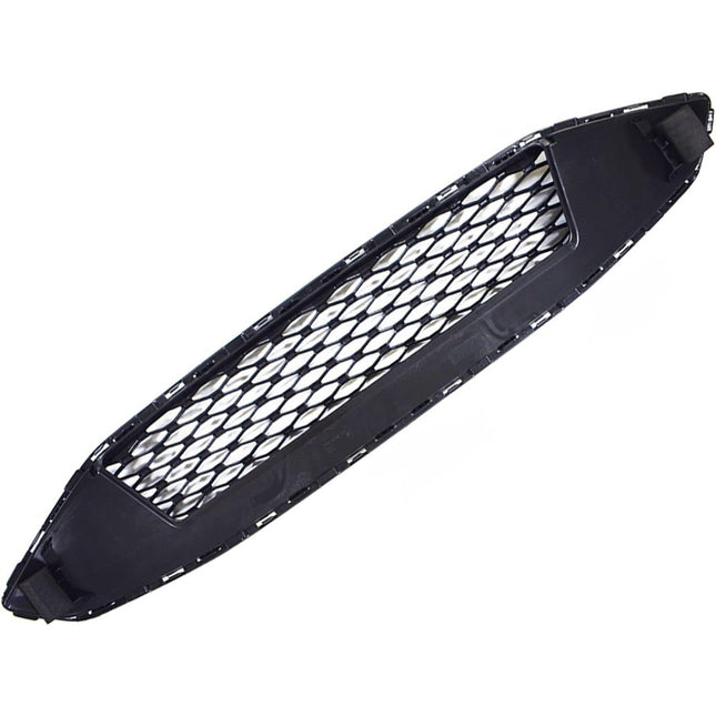 Findmall Black and Chrome Honeycomb Front Upper Bumper Grille Replacement for Fusion 2017-2018