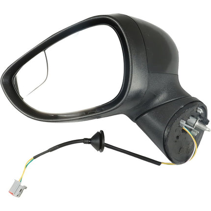 Findmall Side Mirror Assembly for 2011-2019 Fiesta, Driver Side, Manual Fold, No Turn Signal