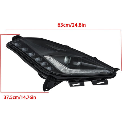 Findmall Headlight Assembly Pair Replacement for Corvette 2014-2019