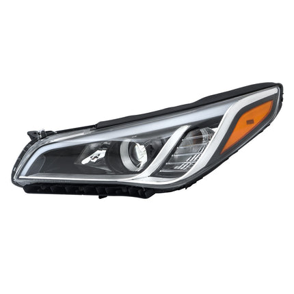Findmall Headlight Assembly for 2015–2017 Hyundai Sonata Front Left Driver Side, Replaces 92101-C2000