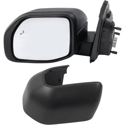 Findmall Side Mirror Assembly for 2022-2024 Maverick, Driver Side, Power, Heated, Blind Spot, 5-Pin, Textured Black