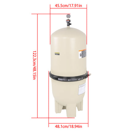 Findmall EC-180009 60 Sq. Ft. D.E. Pool Filter High Efficiency, Durable Replacement for 180009 Pool Filter
