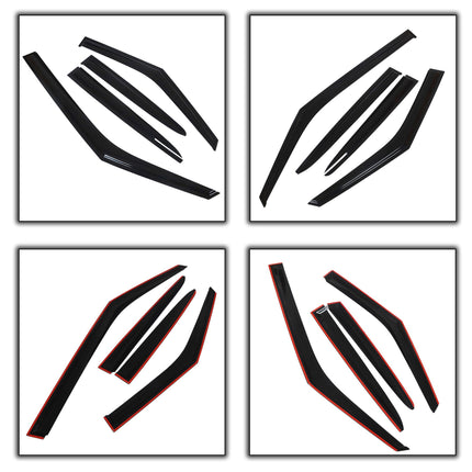 Findmall 4 PCS Side Window Vent Visors Rain Guards Deflectors Smoke Replacement for 2011-2017 Veloster