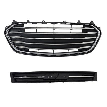 Findmall 2-Piece Front Upper and Lower Bumper Grille Set Replacement for Trax LS LT and Premier 2017-2020