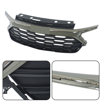 Findmall Electroplated Black Front Upper Bumper Grille Replacement for Trailblazer ACTIV 2024