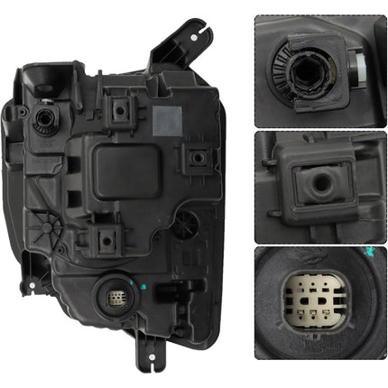 Findmall Passenger Side Headlights Assembly without DRL Replacement for Traverse 2022-2023 Housing Black Lamp RH 1PC 85596374 GM2503525