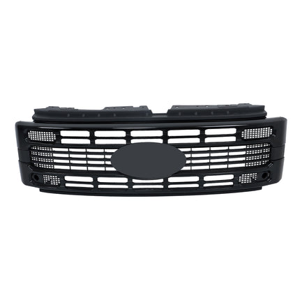 Findmall Front Grille Upper Plastic Glossy Black Replacement for F250 XL XLT 2023-2024 PC3B8200AD