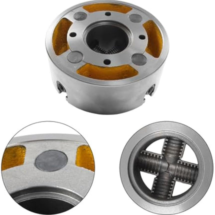 Findmall K72-200 8 Inch 4-Jaw Lathe Chuck Self-Centering Independent Chuck 200mm Clamping for Mini Lathe, CNC Router, Milling, Turning