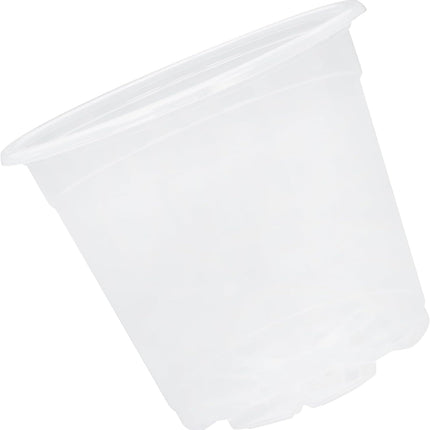 findmall 36PCS 6.7" 5" 4" 3.5" Transparent Plastic Flower Pots Seedling Cups for Plants, Plastic Seedling Pot with Drainage Holes, Garden Flower Plant Container for Transplanting, Succulents, Cuttings