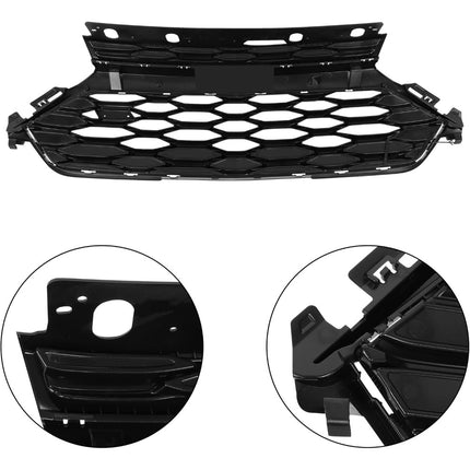 Findmall Glossy Black Front Upper Bumper Grille Replacement for Trailblazer RS