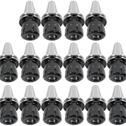Findmall 16Pcs CAT40-ER32 Collet Chuck 2.76" 70mm Length G2.5 20000RPM | CNC Milling Tool Holder Set, High Accuracy