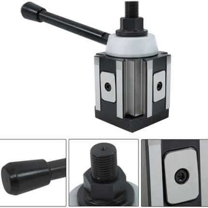 Findmall CXA Piston Type Tool Post 13-18 Inch Swing Tool Holder, 250-300 Industrial Tools Quick Change Turning and Facing Holder Fit for Lathe