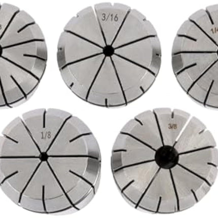 Findmall 15Pc 1-/8-1 ER40 Collet Set R8 Shank Chuck Holder | Fit for CNC Milling Lathe