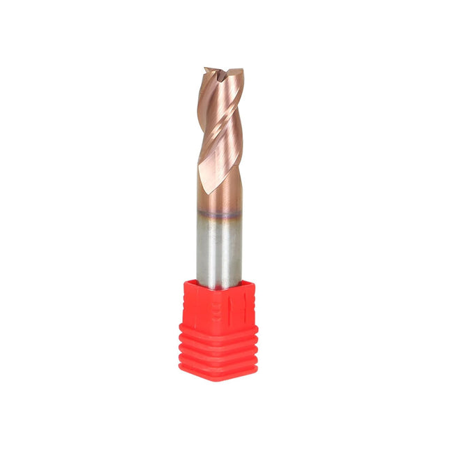 findmall 1/2 Inch Helix Carbide End Mill Tialn Coated 3 Flute 5/8 Inch Length of Cut Fit for Aluminum Cut Non-Ferrous Metal Upcut CNC Spiral Router Bit