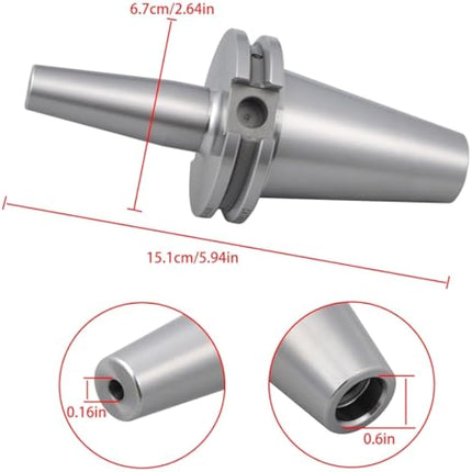 Findmall  CAT40 End Mill Holder, 3/16 Inch Shank Diameter Taper Slim Shrink | G2.5/25000RPM Balance, for Milling, Drilling