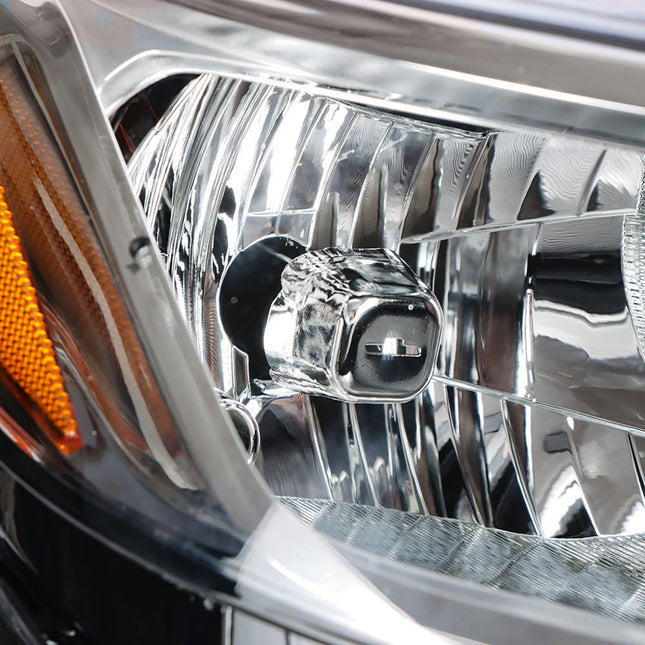 Findmall Passenger Side Headlights Assembly Halogen w/o DRL Replacement for Cruze 2016-2019 Housing Chrome Lamp RH 1PC