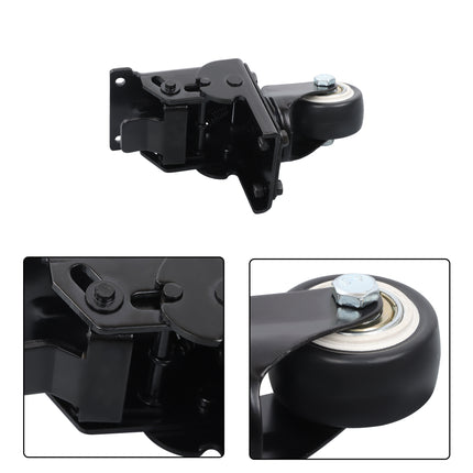 Findmall Packout Caster Wheel Kit, Foldable Metal Swivel Wheels with Silent Bearings Compatible with Milwaukee PACKOUT Rolling Tool Box 48-22-8427/48-22-8426