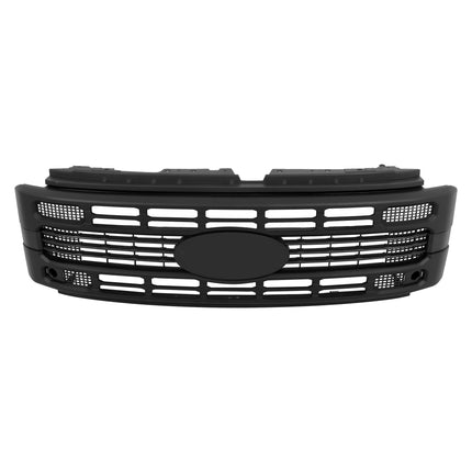Findmall Front Grille Upper Texture Grey Black Replacement for F250 XL XLT 2023 2024