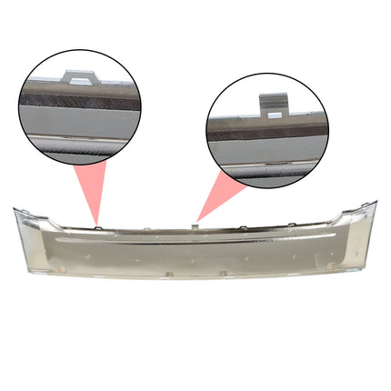 Findmall 3-Piece Chrome Front Upper Center and Lower Bumper Grille Set Replacement for Edge 2011-2014