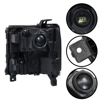 Findmall Headlight Assembly Replacement for Silverado 1500 Right RH