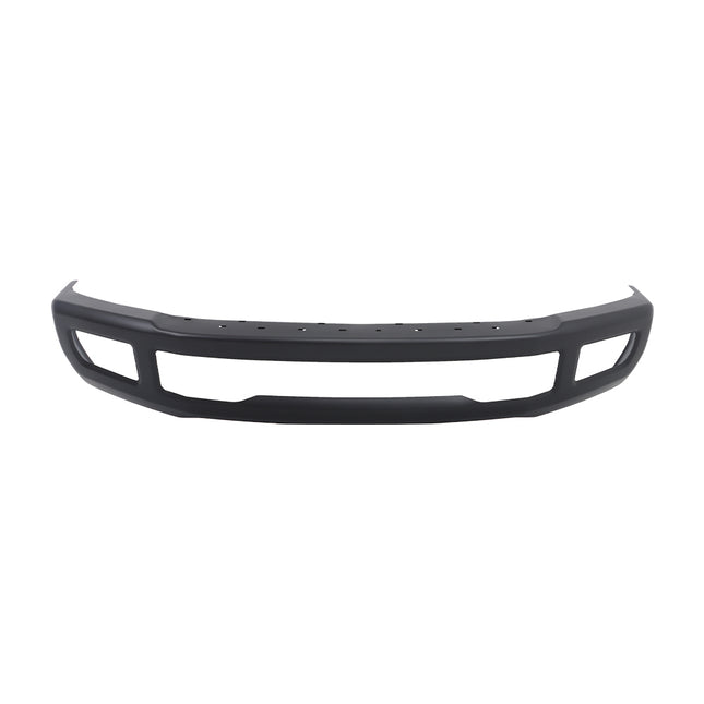 Findmall Black Steel Front Bumper Face Bar with Fog Light Holes Replacement for 2017-2019 Ford F-250 and F-350 Super Duty, FO1002442