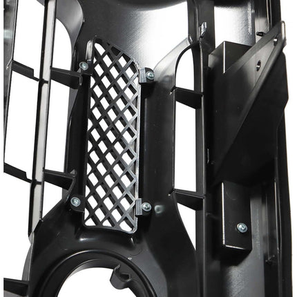 Findmall Front Upper Grille for 2012-2015 Toyota Tacoma, Chrome Frame with Gray Insert