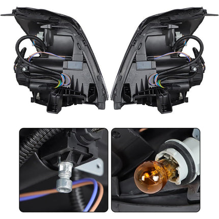 Findmall Headlight Replacement for DTS w/o Ballast Front LH RH