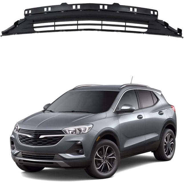 Findmall Matte Black Front Lower Bumper Grille without Heating Holes Replacement for Encore GX 2020-2022