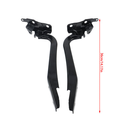 Findmall Set of 2 Hood Hinges Replacement for Impreza Replacement for Impreza 2017-2023 Replacement for 57260FL01A9P SU1236110 57260FL00A9P SU1236111, Black, Easy installation