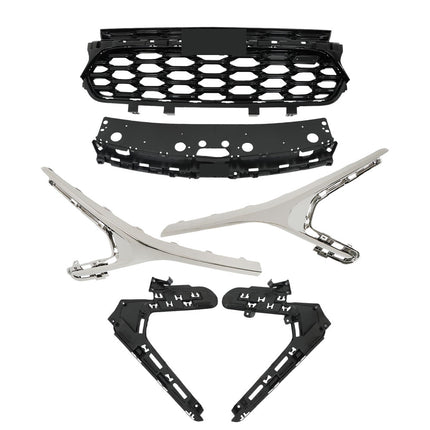 Findmall Front Upper Bumper Grille and Frame Trim Cover Kit Replacement for Trax 2023-2024
