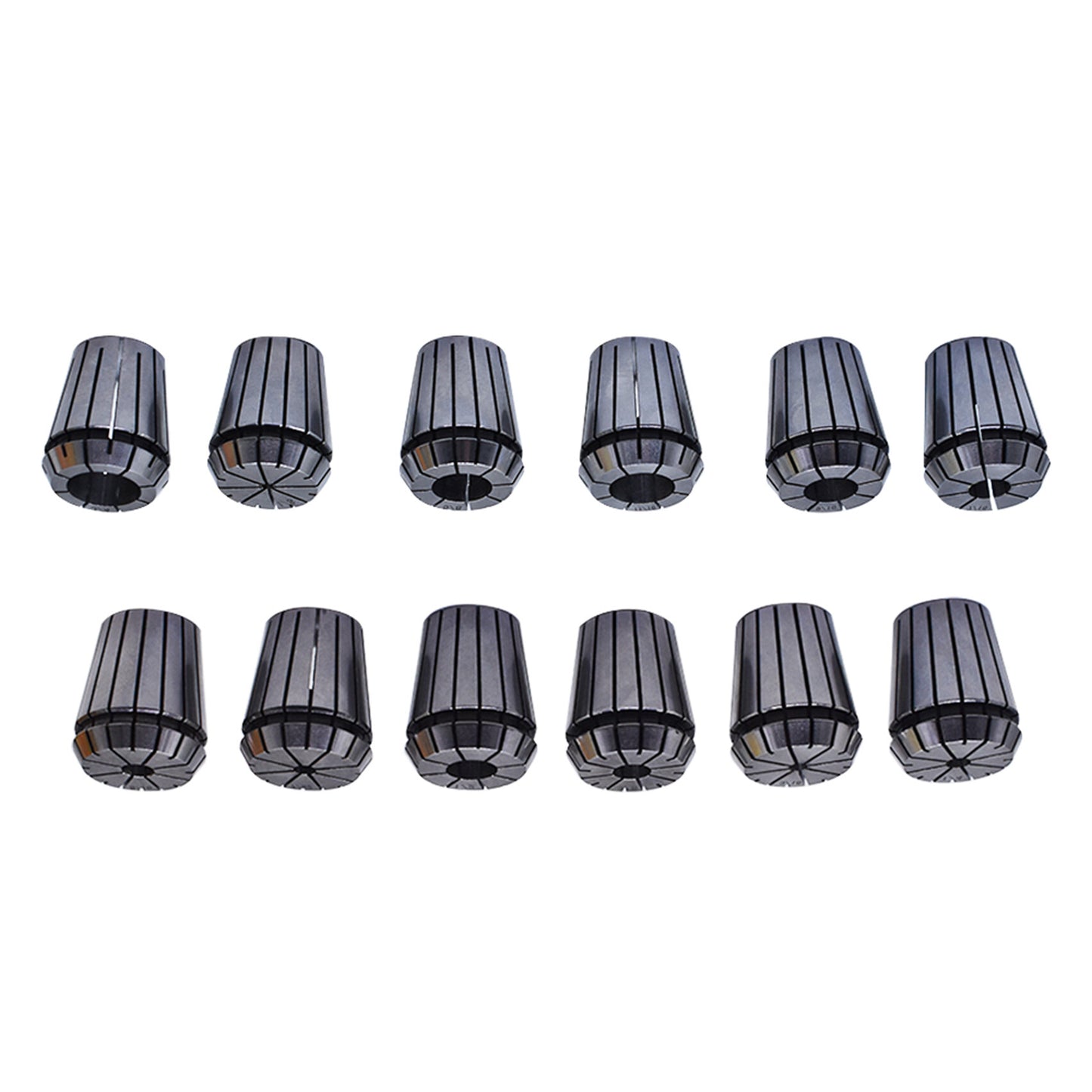 findmall Super Accuracy 12 PCS 1/8"-3/4" ER32 ER-32 Collets Set With 9/16 5/8 11/16