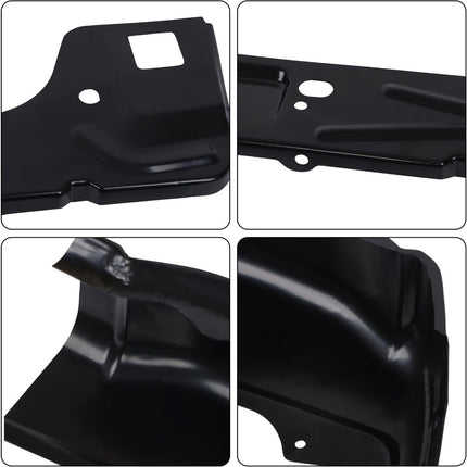 Findmall 6-Piece Inner Outer Rocker Panel and Cab Corner Kit for 1999-2007 Chevrolet Silverado GMC Sierra Extended Cab, Black