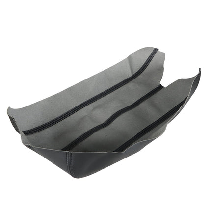 Findmall Leather Center Console Lid Armrest Cover Skin (Black) Replacement for 2007-2012 RDX