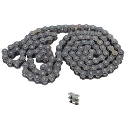 findmall 80 Roller Chain 10 Feet with 1 Free Connecting Links, 120 Links, Carbon steel