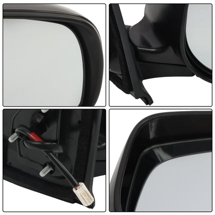 Findmall waltyotur Power Side View Mirror Replacement for Yaris Sedan 2007-2011 Replacement for TO1321231 3-Pin Connector Black Passenger Right Side