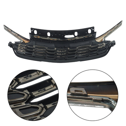 Findmall Electroplated Black Front Upper Bumper Grille Replacement for Trailblazer ACTIV 2024