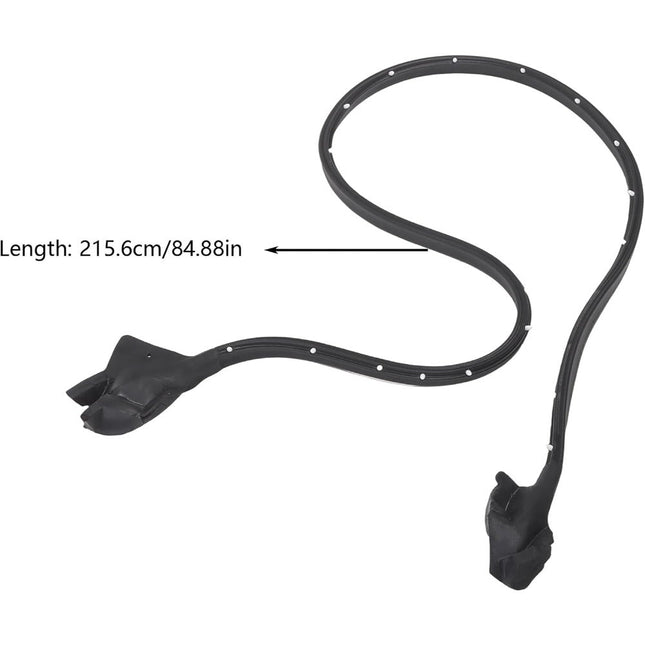 Findmall Rubber Door Weatherstrip Seals for 1970-1981 Camaro & Firebird, Pair