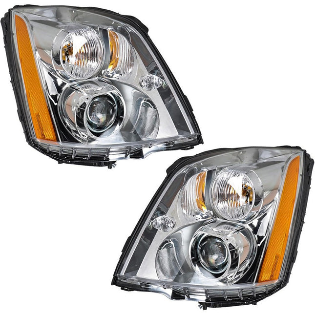 Findmall Headlight Replacement for DTS w/o Ballast Front LH RH