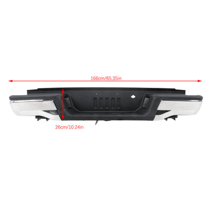 Findmall Chrome Rear Step Bumper for 2019-2023 Ford Ranger, FO1103229