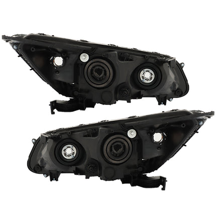 Findmall Headlight Assemblies for 2013–2015 Honda Accord 4-Door Sedan Front Left and Right, Replaces 33100-T2A-A01 and 33150-T2A-A01
