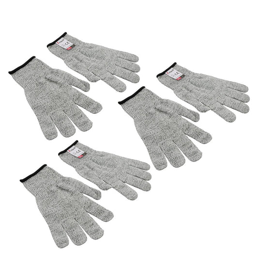 findmall 3 Pairs M-size Food Grade Cutting Gloves For Kitchen Meat Cutting, Wood Working